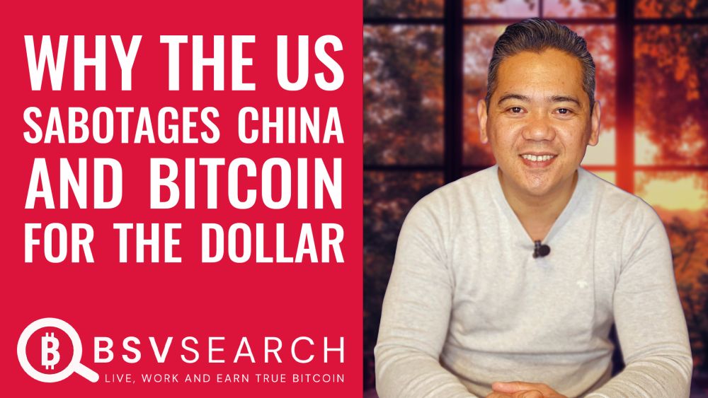 Why the US sabotages China and Bitcoin for the Dollar