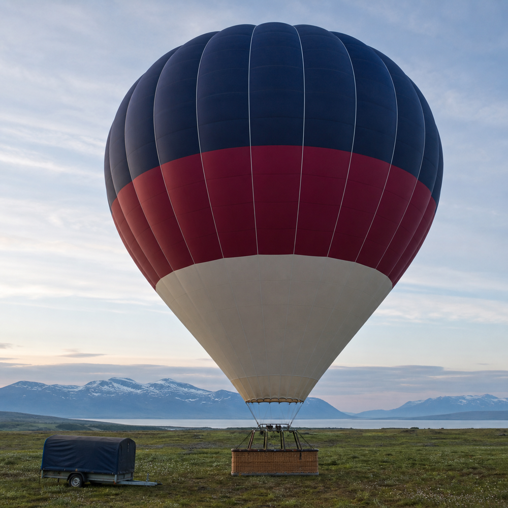 Seven-Passenger Sunrise Balloon System in Tromso, Norway