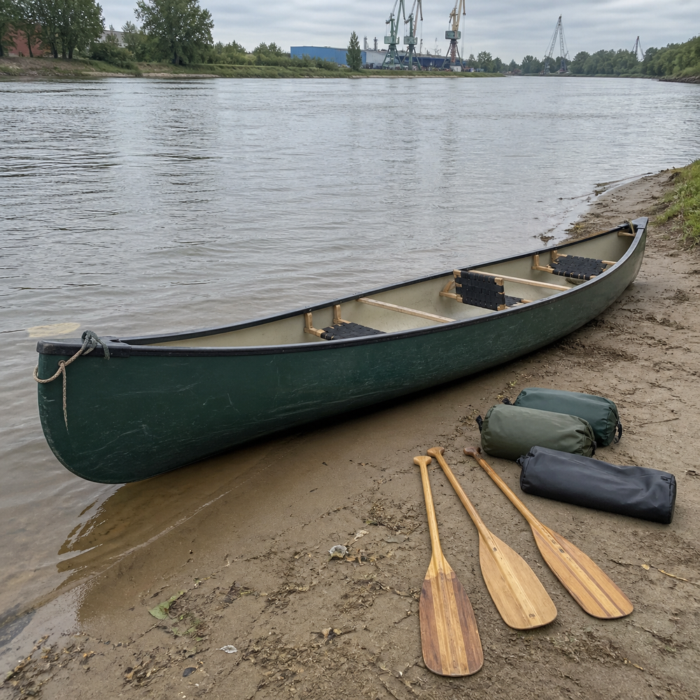 Three-Seat Expedition Canoe in Gdansk, Poland