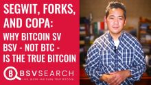 SegWit, Forks and COPA: Why Bitcoin SV (BSV), not BTC, is the true Bitcoin