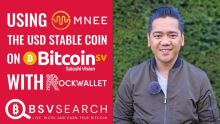 Using MNEE, the USD stable coin on Bitcoin Satoshi Vision (BSV) with RockWallet