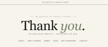 Thank You Banner