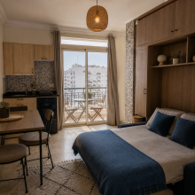Furnished studio apartment near central Casablanca